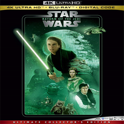 Star Wars: Return Of The Jedi (Ÿ Ǽҵ 6 -  ȯ) (4K Ultra HD+Blu-ray)(ѱ۹ڸ)