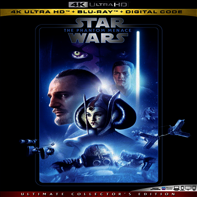 Star Wars: Phantom Menace (스타워즈: 에피소드 1 - 보이지 않는 위험) (4K Ultra HD+Blu-ray)(한글무자막)