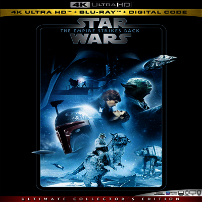 Star Wars: Empire Strikes Back (스타워즈 에피소드 5 - 제국의 역습) (4K Ultra HD+Blu-ray)(한글무자막)