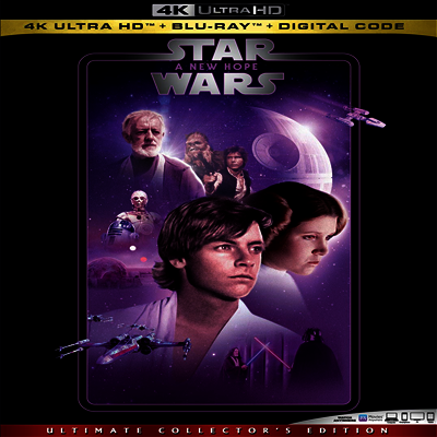 Star Wars: A New Hope (스타워즈 에피소드 4 - 새로운 희망) (4K Ultra HD+Blu-ray)(한글무자막)