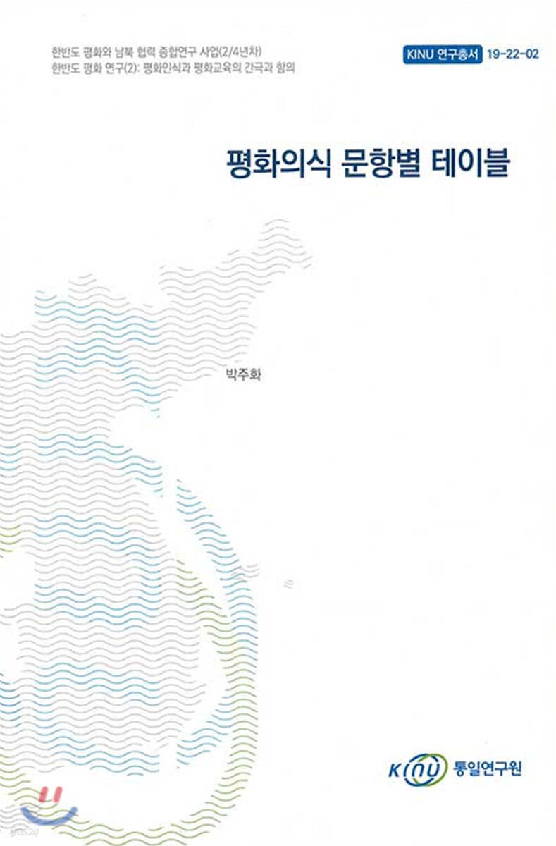 평화의식 문항별 테이블