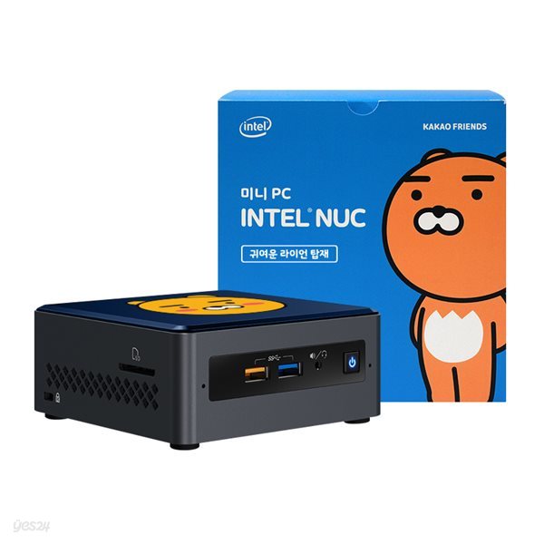 인텔 NUC 미니피씨 카카오프렌즈 에디션(셀러론/4G/SSD240G/OS 미포함)