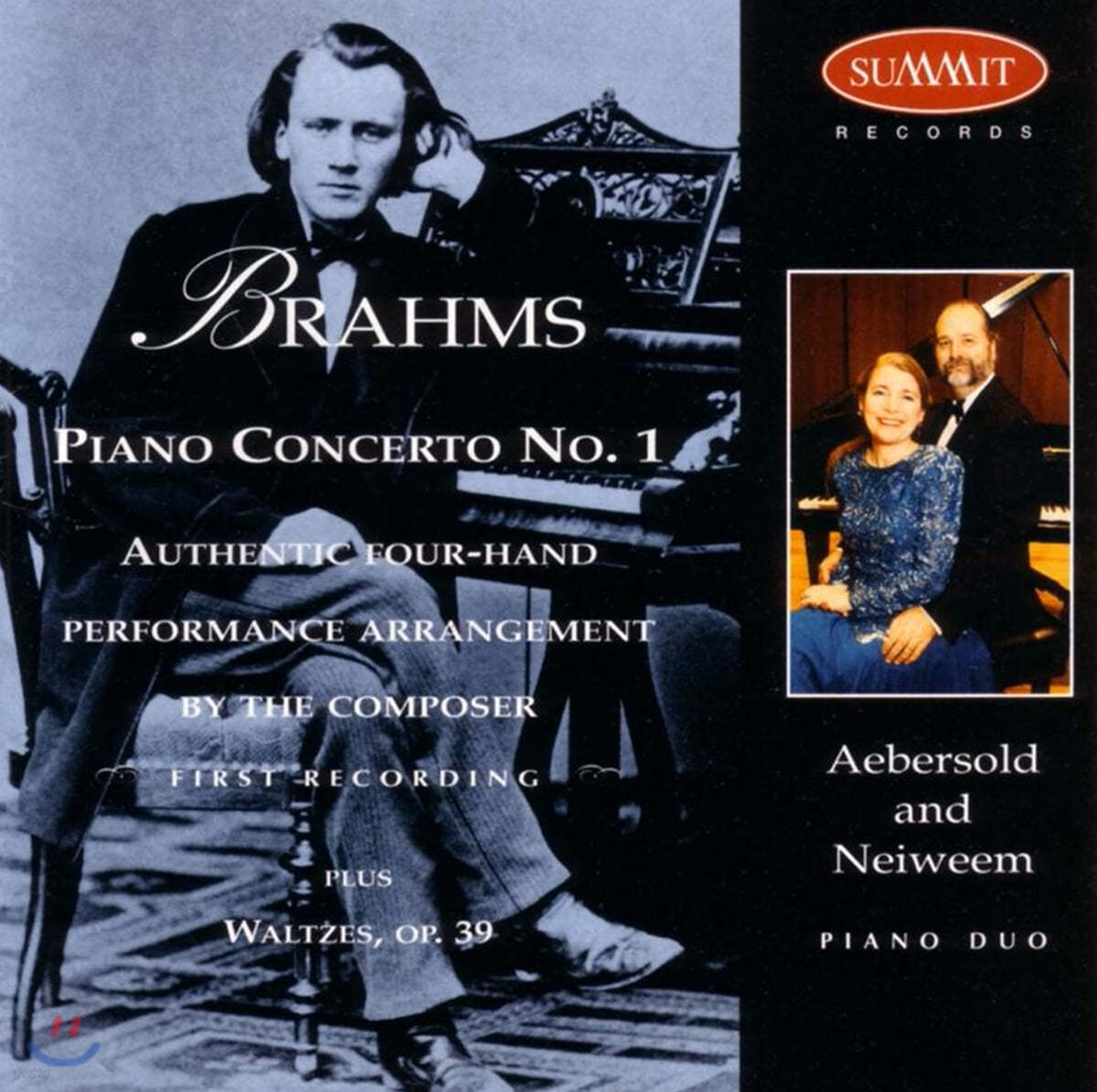 Claire Aebersold / Ralph Neiweem 브람스: 피아노 협주곡 1번, 왈츠 (Brahms: Piano Concerto Op. 15, Waltz Op. 39)