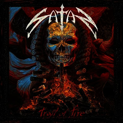 Satan — Trail of Fire - Live in North America (Gatefold) 앨범 커버