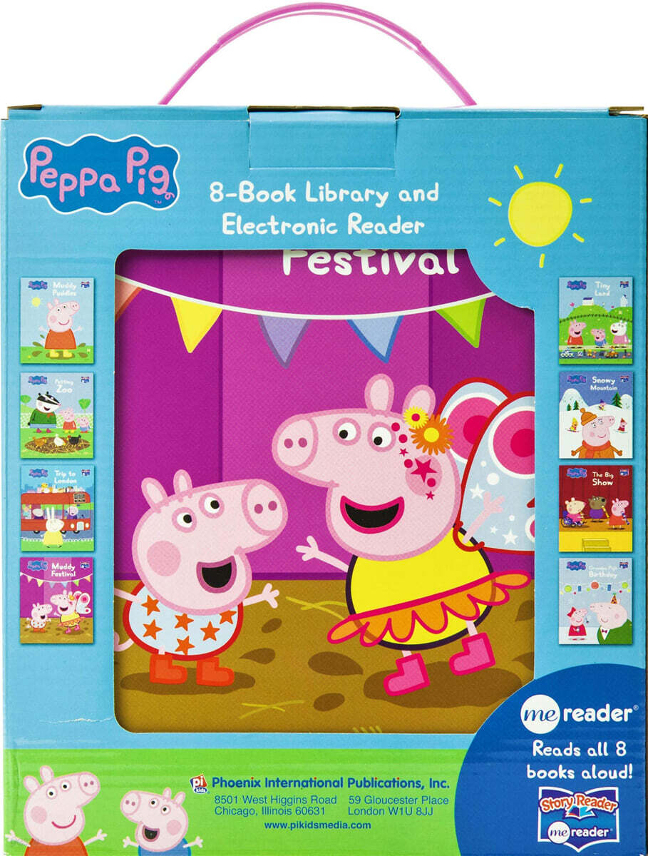 Peppa Pig: Me Reader 8-Book Library and Electronic Reader Sound Book Set