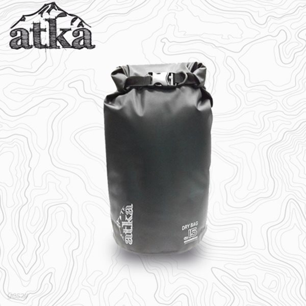 ATKA 방수가방 DryBag 15L - Black