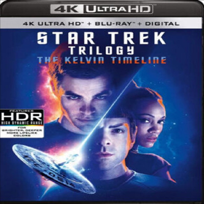 Star Trek Trilogy Collection (ŸƮ Ʈ ÷) (4K Ultra HD+Blu-ray)(ѱ۹ڸ)