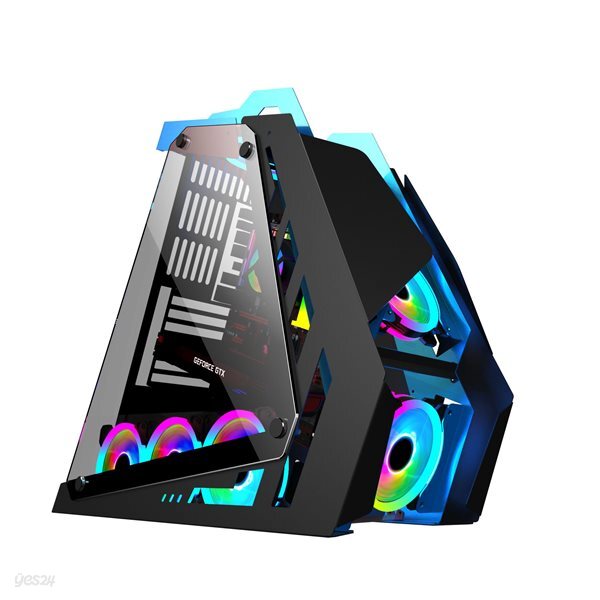 다얼유 TYPHOON II RGB 7팬 튜닝 케이스 (태풍의눈) - 예스24