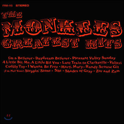 The Monkees — Greatest Hits 앨범 커버