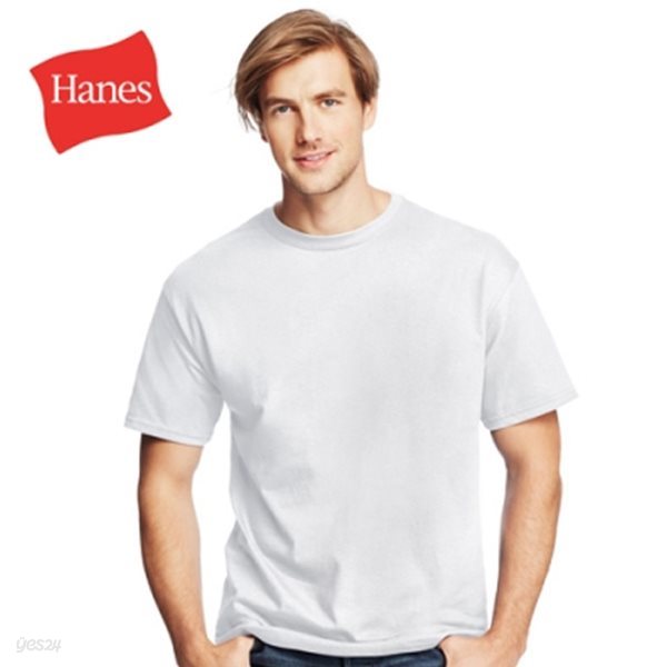 Hanes 헤인즈 남녀공용 무지 반팔 티셔츠 3color