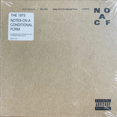 1975 - Notes On A Conditional Form (Digipack)(CD)