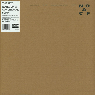 1975 - Notes On A Conditional Form (Clear 2LP)