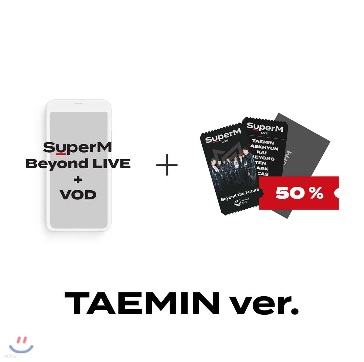 [TAEMIN] SuperM Beyond LIVE +VOD관람권 + SPECIAL AR TICKET SET