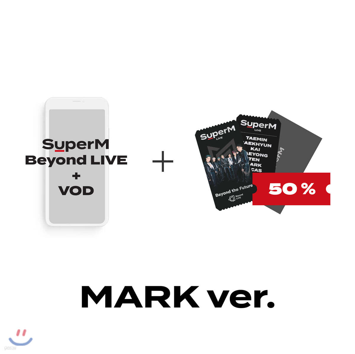 [MARK] SuperM Beyond LIVE +VOD관람권 + SPECIAL AR TICKET SET