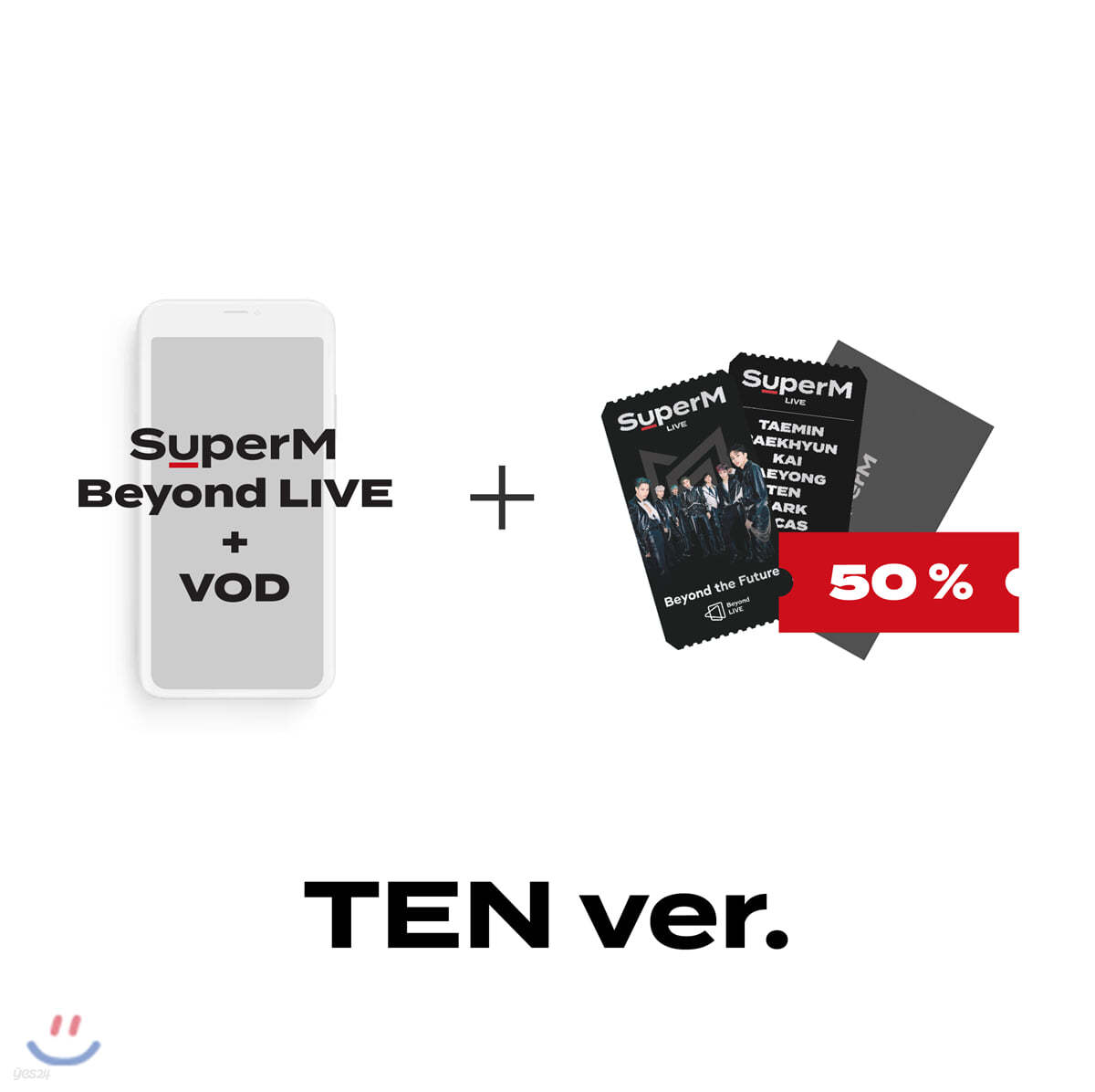 [TEN] SuperM Beyond LIVE +VOD관람권 + SPECIAL AR TICKET SET