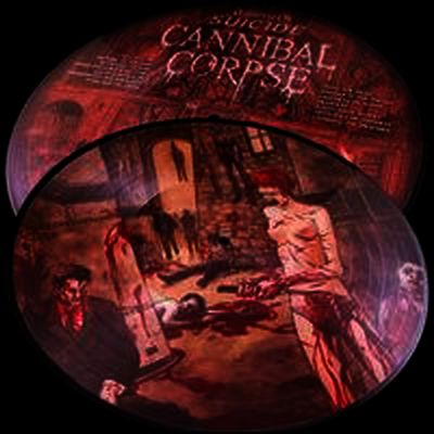 Cannibal Corpse — Gallery of Suicide (25th Anniversary Edition)(Pictire Disc) 앨범 커버