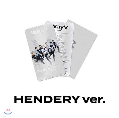 [HENDERY] WayV Beyond LIVE Beyond the Vision SPECIAL AR TICKET SET