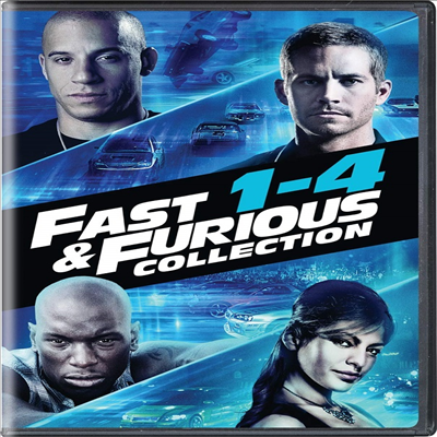 Fast & Furious Collection: 1-4 (Box)(ڵ1)(ѱ۹ڸ)(4DVD)