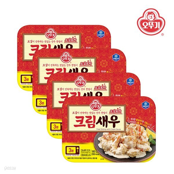 오뚜기 오감포차 크림새우 180g x 4개