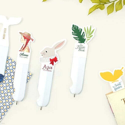 세계문학 북마크 볼펜 책갈피 2