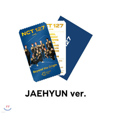 [JAEHYUN] NCT 127 Beyond LIVE Beyond the Origin SPECIAL AR TICKET SET