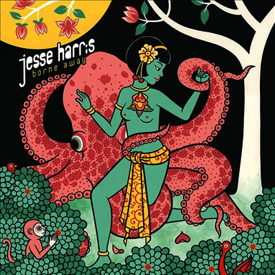Jesse Harris — Borne Away 앨범 커버