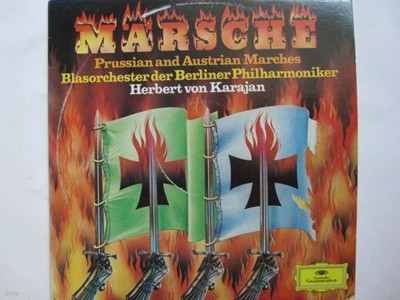 LP(엘피 레코드) Marsche 오스트리아와 프러시아 행진곡 - 카라얀 / 베를린 필(GF 2LP)