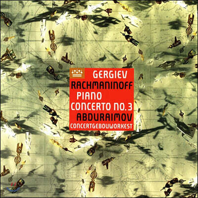 Behzod Abduraimov — Valery Gergiev / Behzod Abduraimov 라흐마니노프: 피아노 협주곡 3번 (Rachmaninov: Piano Concerto Op. 30) 앨범 커버
