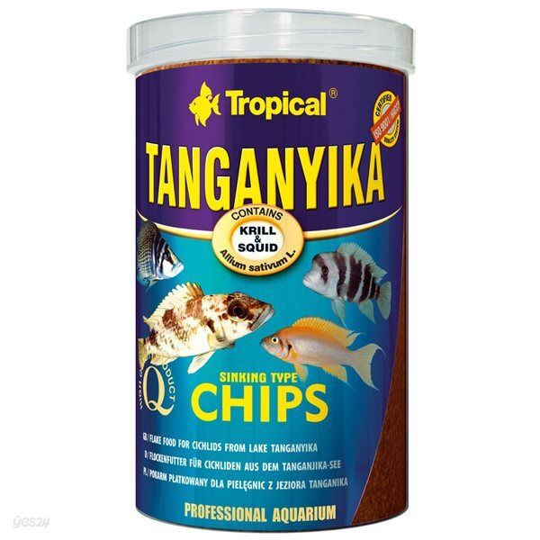 트로피칼 본사 - 탕가니카 칩스 tin 1000ml / 520g 무료배송