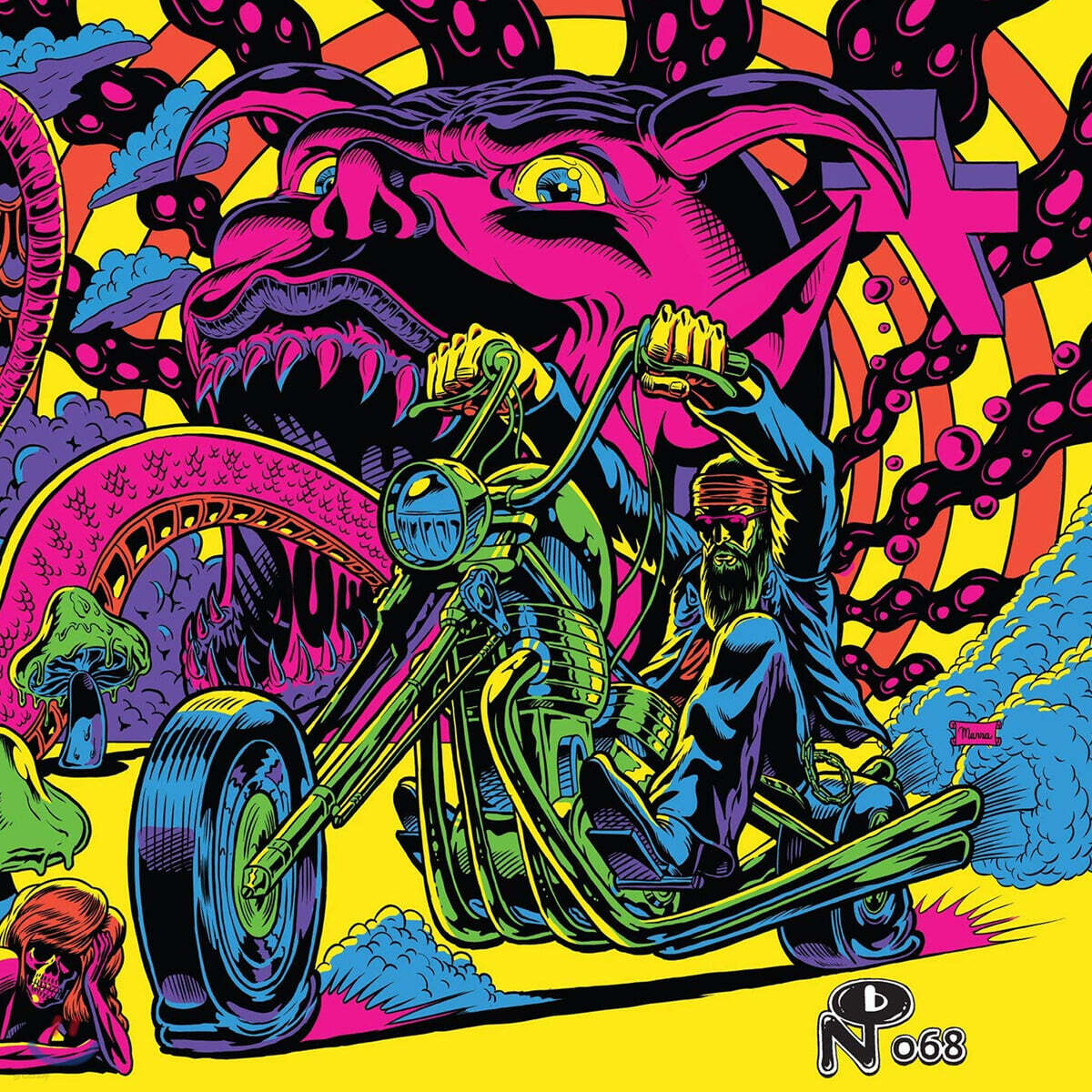 1970년대 포스트 히피 컴필레이션 앨범 (Warfaring Strangers: Acid Nightmares) [네온 퍼플 컬러 2LP]