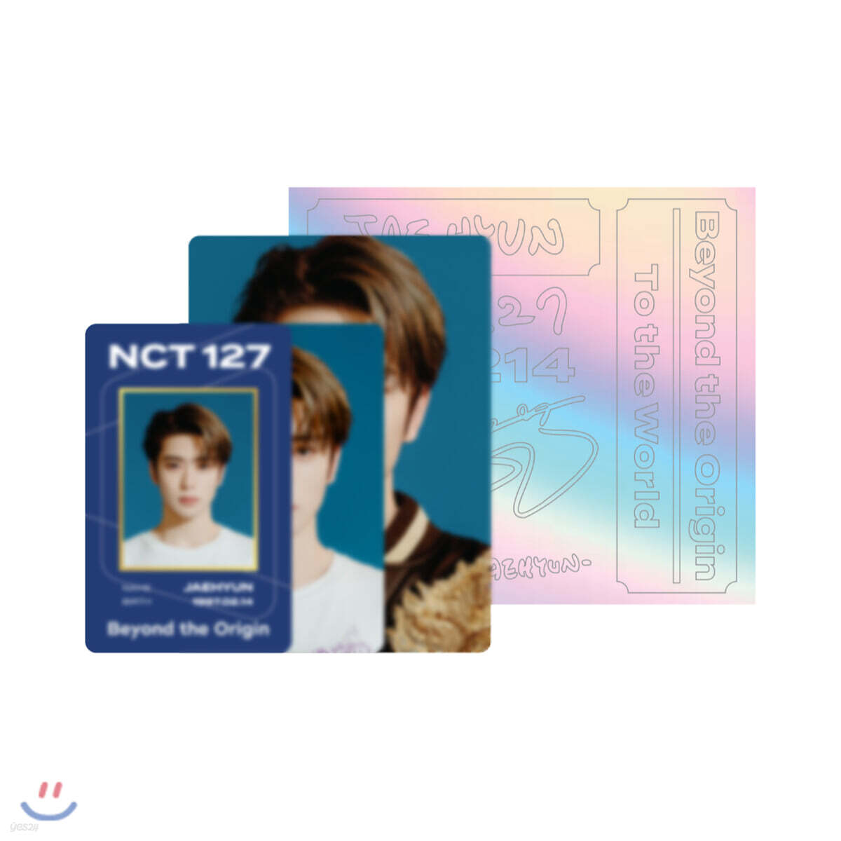 [JAEHYUN] NCT 127 Beyond LIVE Beyond the Origin ID카드+응원봉데코스티커SET