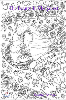 "The Beauty In The Forest: " Giant Super Jumbo Coloring Book Features 100 Pages of Whimsical Fantasy Fairies, Magical Forests, Goddess Fairies, a