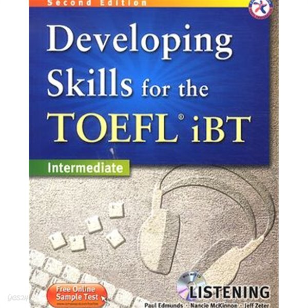 Developing Skills for the TOEFL iBT Listening : Intermediate (Paperback + MP3 CD, 2nd Edition)