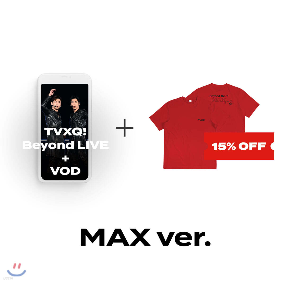 [MAX] TVXQ! Beyond LIVE +VOD관람권 + Beyond the T 티셔츠