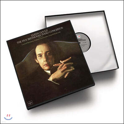 Glenn Gould — 글렌 굴드 (Beethoven: The Five Piano Concertos) 앨범 커버