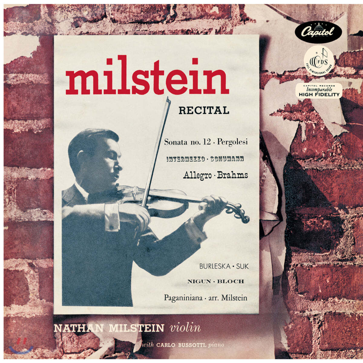 나단 밀스타인 리사이틀 (A Nathan Milstein Recital) [LP]