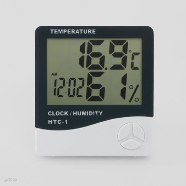 디지털 탁상시계/온도계 습도계 알람시계 무소음시계