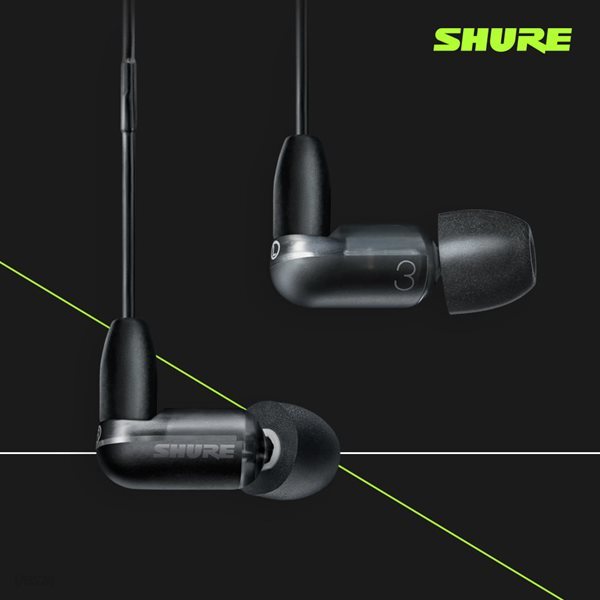 SHURE AONIC3 삼아정품 슈어 사운드 아이솔레이팅 이어폰