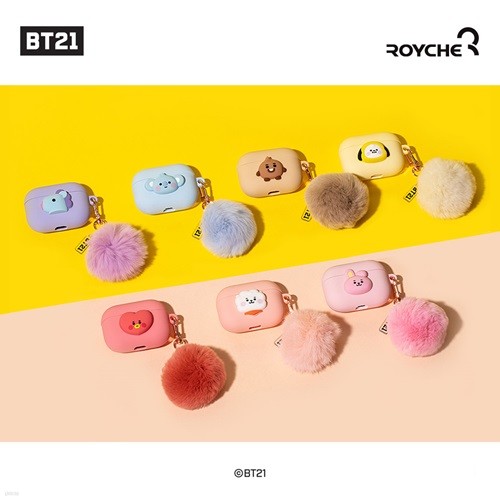 BT21 BABY 에어팟 프로 케이스 폼폼