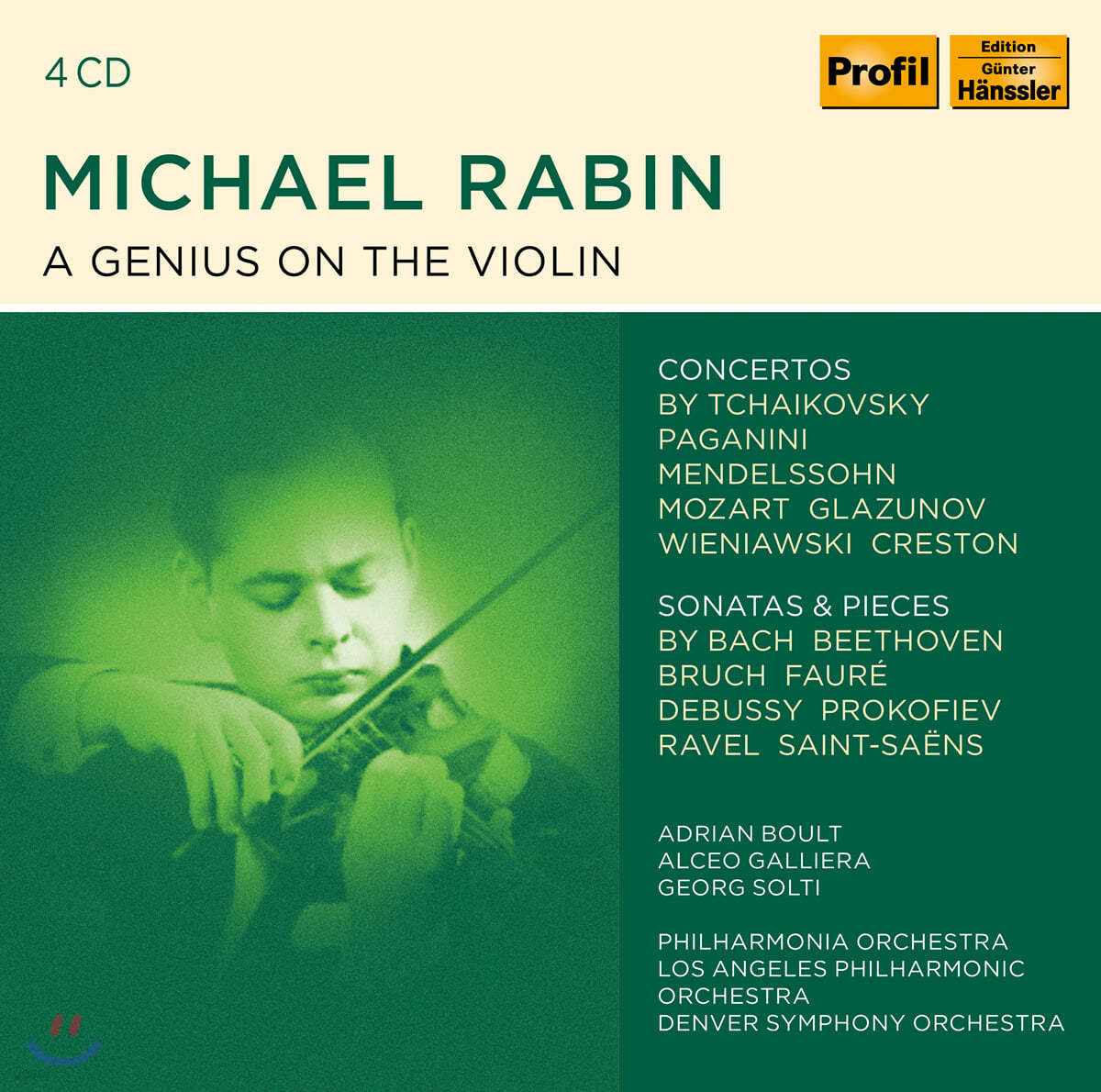 마이클 래빈 바이올린 연주집 (Michael Rabin - A Genius On The Violin)