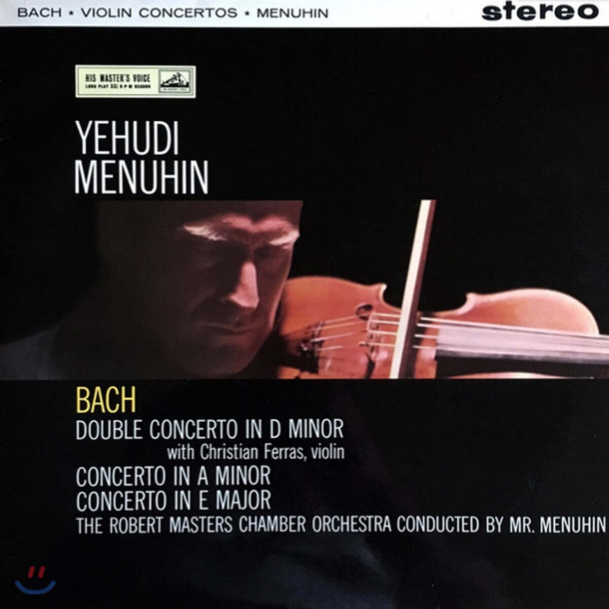 Yehudi Menuhin 바흐: 바이올린 협주곡, 이중 협주곡 (Bach: Violin Concertos BWV1041, 1042, Double Concerto) [LP]