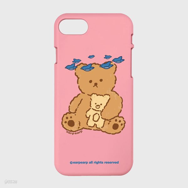 blue bird bear-pink(color jelly)