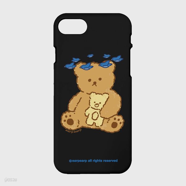 blue bird bear-black(color jelly)