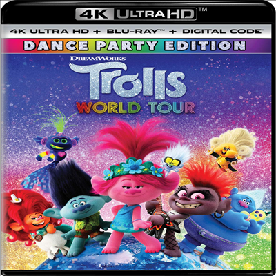 Trolls World Tour (Ʈ:  ) (4K Ultra HD+Blu-ray)(ѱ۹ڸ)