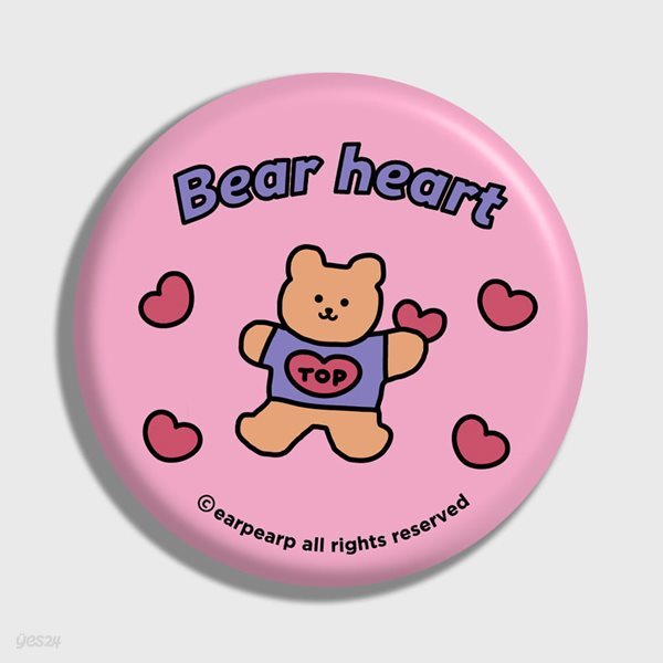 Bear heart-pink(거울)