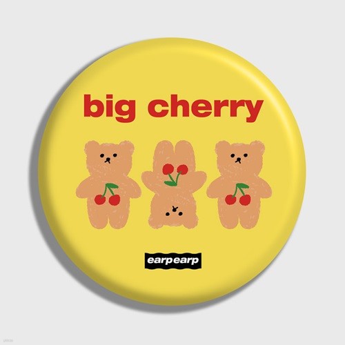 Three cherry big bear-yellow(거울)