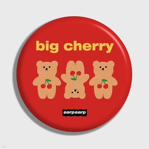 Three cherry big bear-red(거울)
