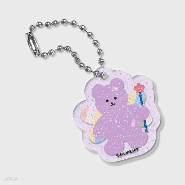 Angel bear-purple(글리터키링-퍼플)