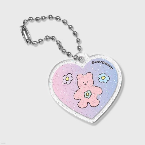 Heart Blossom bear friends(글리터키링)