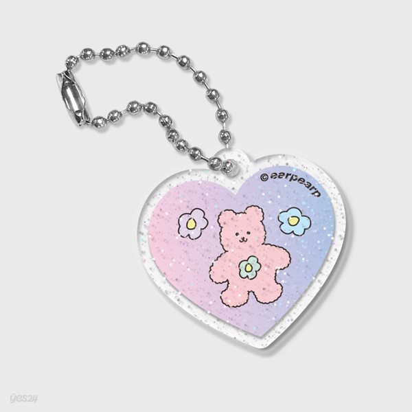 Heart Blossom bear friends(글리터키링)